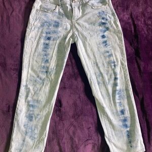 BONGO Acid Washed Girlfriend Jeans